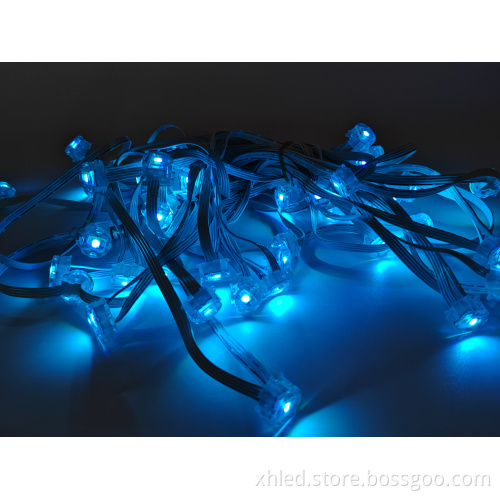 Exterior LED Holiday RGBW 24V Pixel Lights - Waterproof Outdoor Christmas Eaves Lights